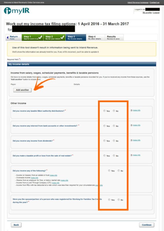 My IRD - Tax Return - 12